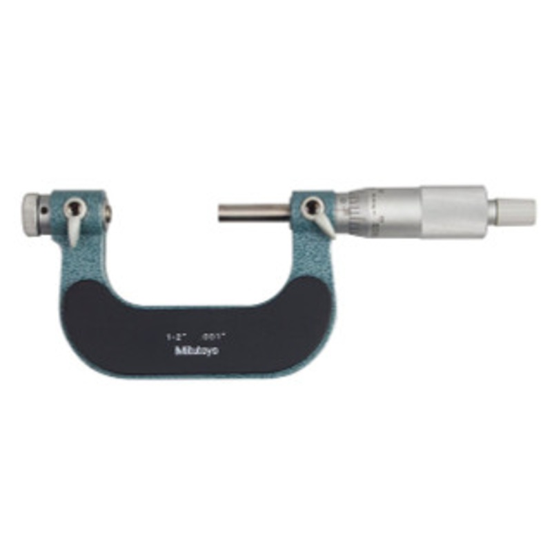 Mitutoyo Screw Thread Micrometer, 1-2 with Anvil Set (126-800) – 126-902