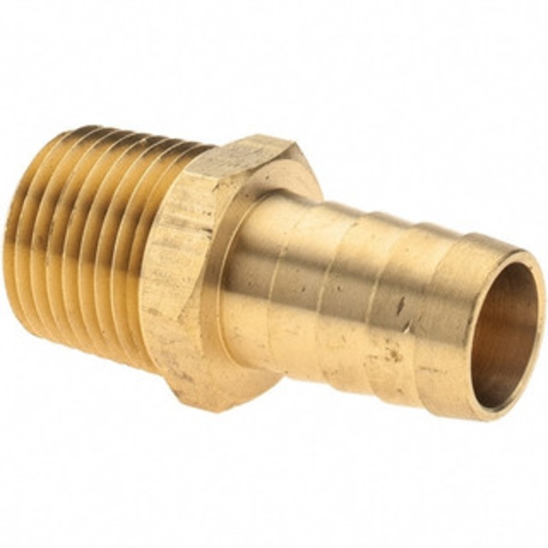 Value Collection 1/2 NPT Thread Hose Barb x Male NPT Connector 5/8 ID Hose, Brass 2750005640JP – 38208294