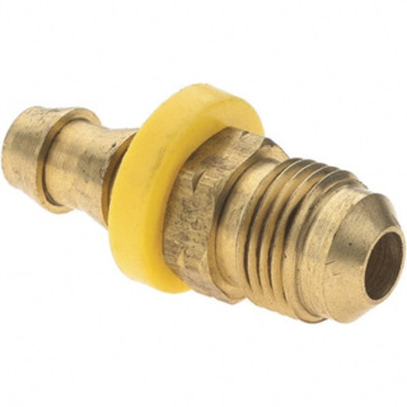 Value Collection 3/8 ID 3/8 UNF Barbed Push On Male Rigid Fitting Brass BD-11718-1 – 53580189