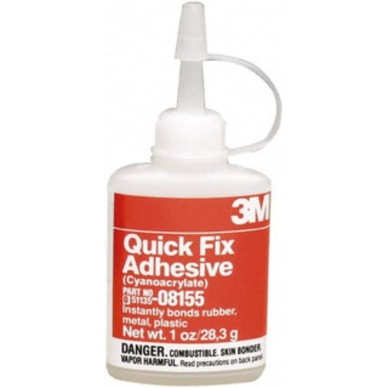 3M 1 oz Bottle Clear Quick Fix Adhesive 1 OZ BOTTLE CLEAR 3M QUICK FIX ADHESIVE 7000028588 – 02945525