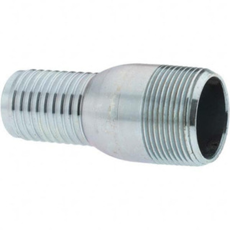 Value Collection Combination Nipples For Hoses, Type: Threaded Nipple, Inside Diameter (Inch): 1-1/4, Material: Zinc Plated Steel, Thread Type: NPT, Thread Size: 1-1/4 BD-13713 – 53575353
