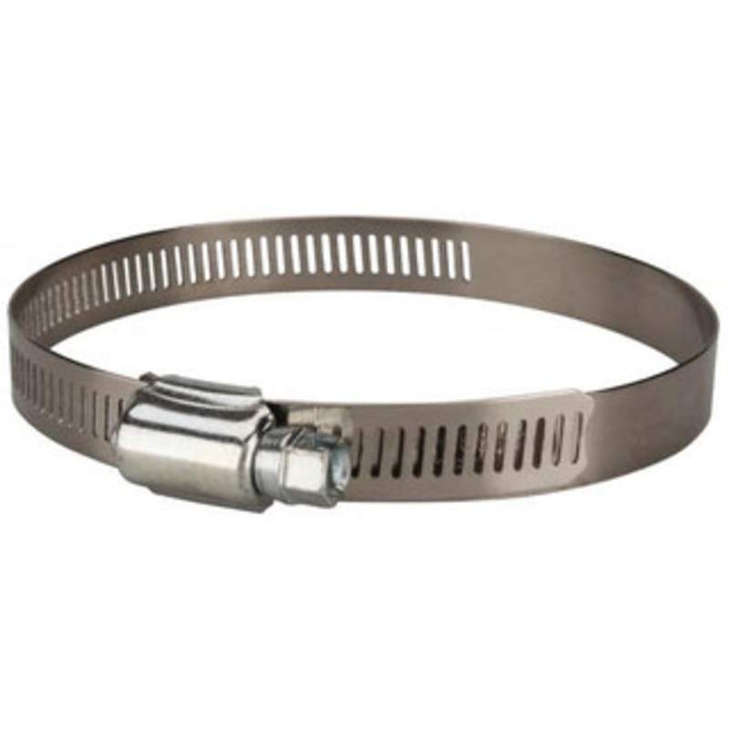 Value Collection SAE Size 60, 3-1/4 to 4-1/4 Diam, Stainless Steel/Carbon Steel Worm Drive Clamp 1/2 Wide, Material Grade 201 MS01B83108B – 40779399