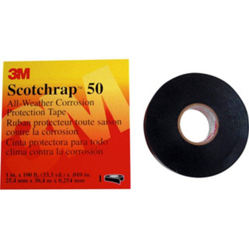 3M 1 x 100 ft. x 10 mil Black Vinyl Electrical Tape Rubber Adhesive, -55 to 203F, Series 50 7000005811 – 54041108