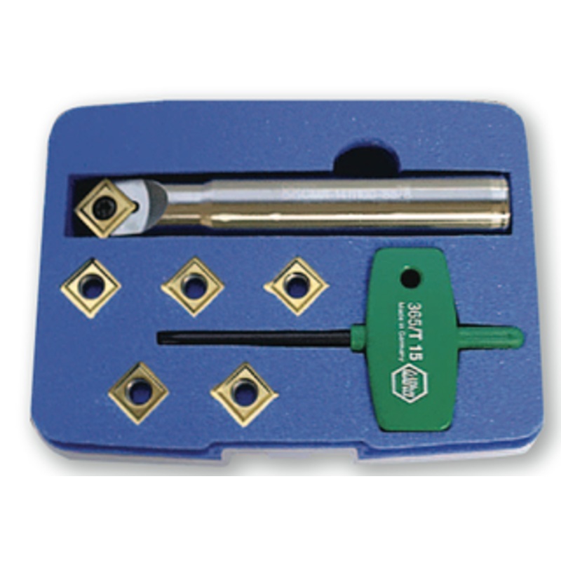 Techleader Indexable Spotting Drill Set, 5/8 x 4 Holder, 6 Carbide Inserts and a Torx 15 Key – 111-250