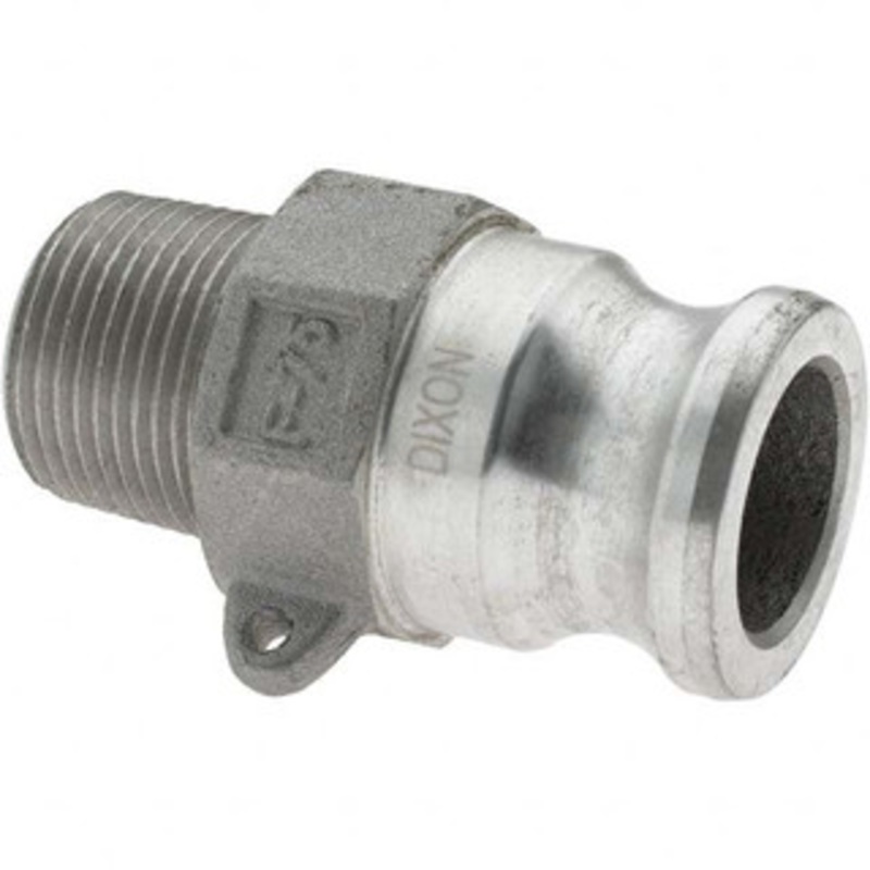 Value Collection 3/4 Cam & Groove Male Adapter Male NPT Thread Part F, Aluminum, for Suction & Discharge Hose BD-13779 – 53575023