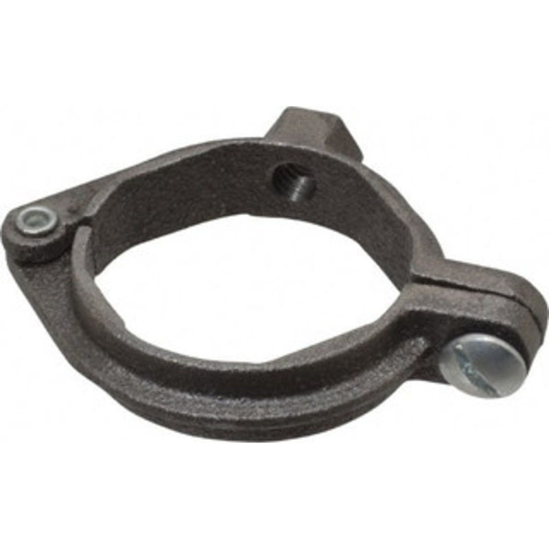 Value Collection 1-1/2 Pipe, 3/8 Rod, Extension Split Pipe Clamp 180 Lb Capacity, Malleable Iron 0560018855 – 36987188