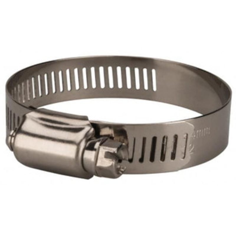 Value Collection SAE Size 32, 1-1/2 to 2-1/2 Diam, Stainless Steel Worm Drive Clamp 1/2 Wide, Material Grade 201 MS01D4064 – 40778607