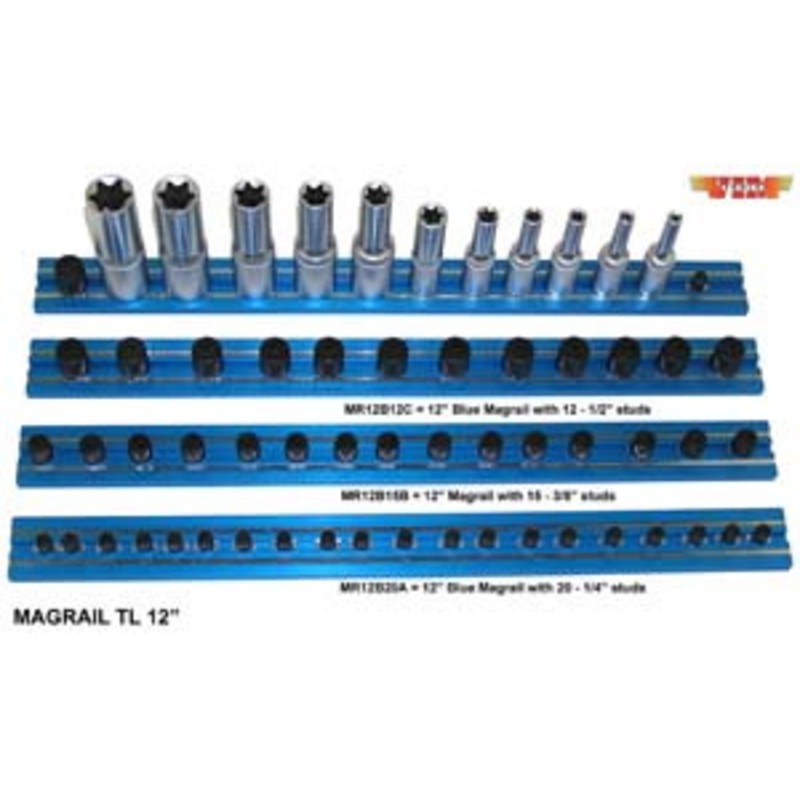 VIM Tools Magrail TL 12 Long 12-1/2 Blue Studs – VMMR12B12C