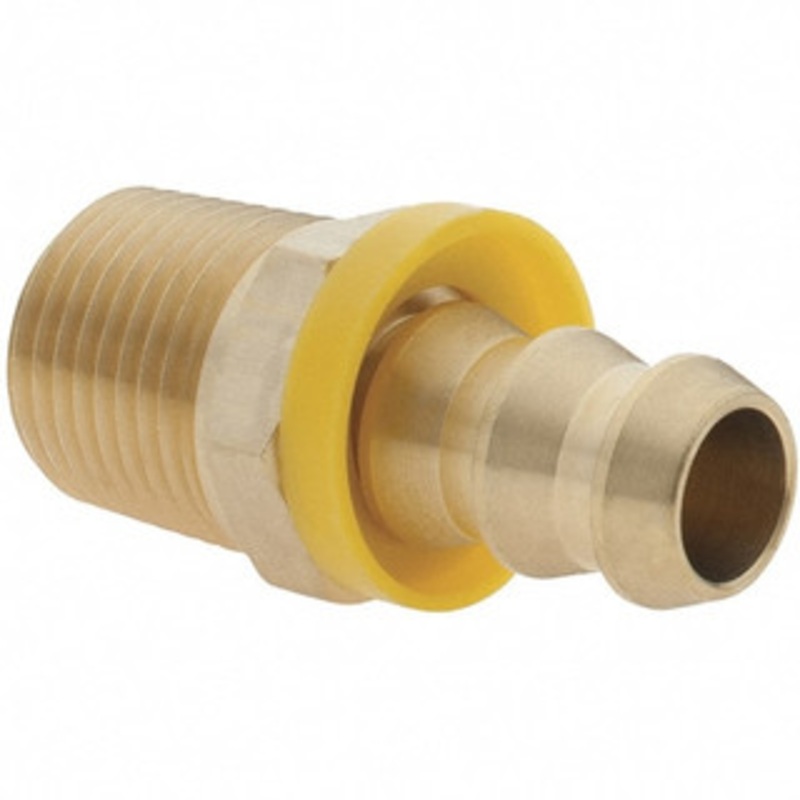 Value Collection 1/2 ID 1/2 NPTF Barbed Push On Male Connector Brass 2750003030JP – 38212734