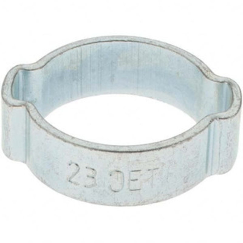 Value Collection Ear Clamps, Type: 2-Ear, Nominal Size: 7/8 (Inch), Inner Width of Ear (Decimal Inch): 0.256, Head Coating: Zinc-Plated, Clamping Range (mm): 19.0 – 23.0 BD-24049-7/8 – 66430877