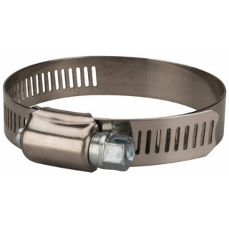 Value Collection SAE Size 40, 2 to 3 Diam, Stainless Steel/Carbon Steel Worm Drive Clamp 1/2 Wide, Material Grade 201 MS01B5276 – 40779803