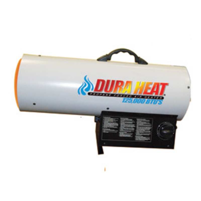 World Marketing of America Dura Heat 125K Torpedo LP Forced Air Heater – DURGFA125A