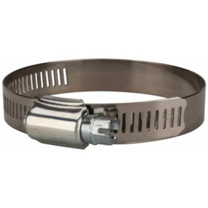 Value Collection SAE Size 40, 2 to 3 Diam, Stainless Steel/Carbon Steel Worm Drive Clamp 1/2 Wide, Material Grade 201 MS01B5276B – 40779431
