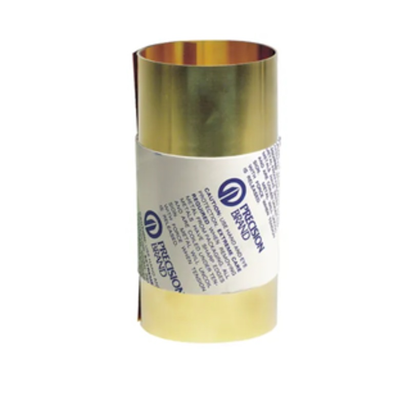 Precision Brand Brass Metal Shim Stock, 6 Width x 100 Roll, .010 Thickness – S-10