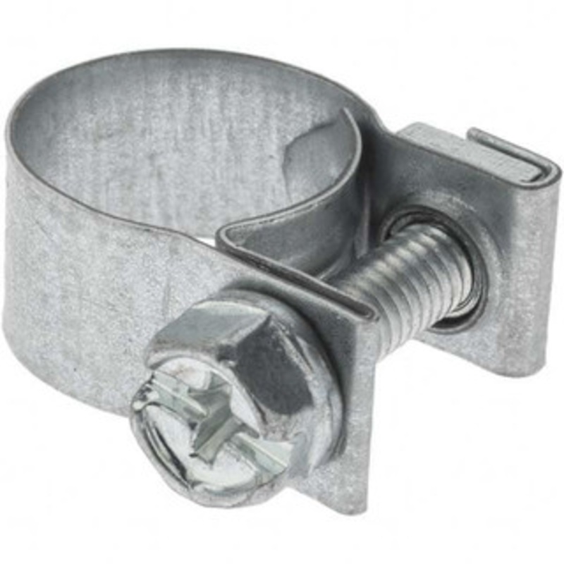Value Collection SAE Size 14, 10-1/2 to 12-1/2mm Diam, Chromate Steel Fuel Injection Hose Worm Drive Clamp 9mm Wide 89-6683 – 51243442