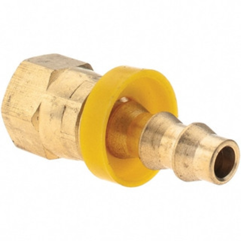 Value Collection 1/4 ID 7/16 UNF Barbed Push On Female Connector 1/4 OD, Brass 2753003830JP – 38212890
