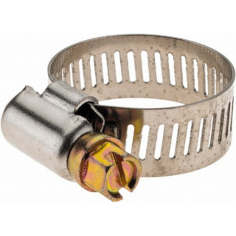 Value Collection SAE Size 10, 9/16 to 1-1/16 Diam, Stainless Steel Worm Drive Clamp 1/2 Wide BDNA-24112 – 61830139