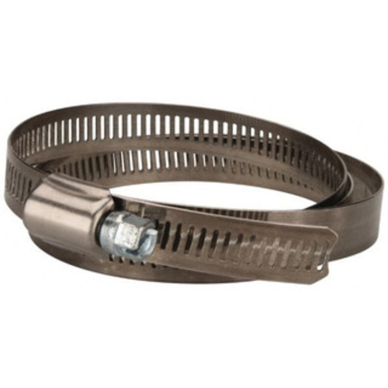 Value Collection SAE Size 152, 2 to 10 Diam, Stainless Steel/Carbon Steel Worm Drive Clamp 1/2 Wide, Material Grade 201 MS01B51254 – 40779266