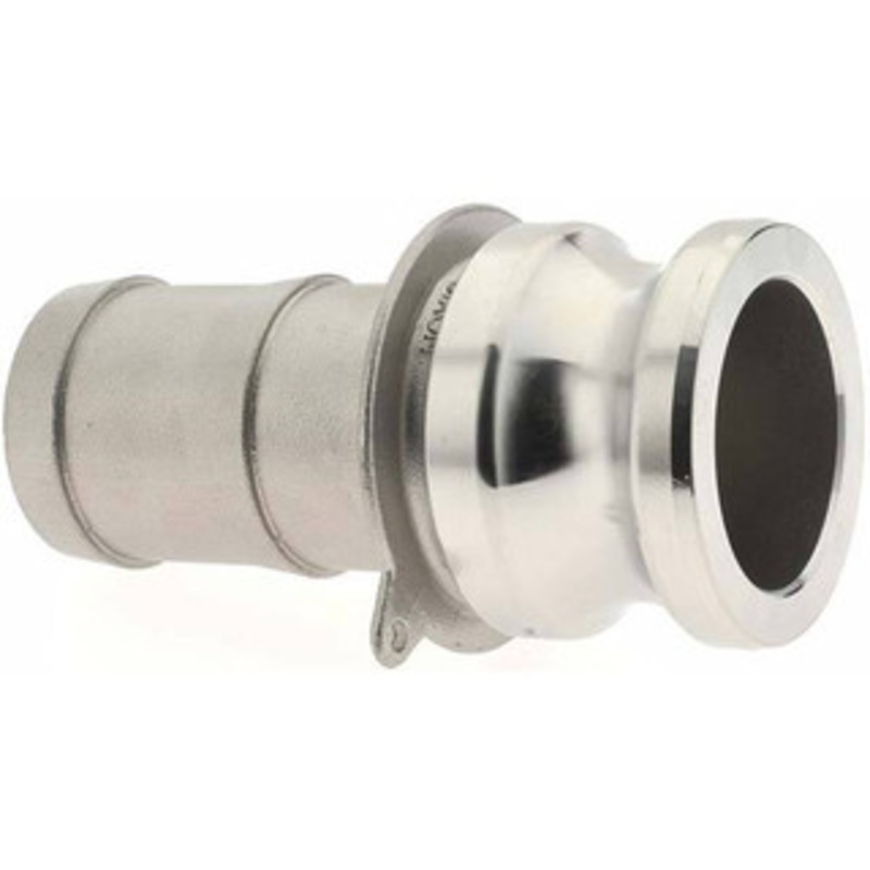 Value Collection 1-1/2 Cam & Groove Male Adapter Male Hose Shank Part E, Stainless Steel, for Suction & Discharge Hose BD-DV-00019 – 81010910