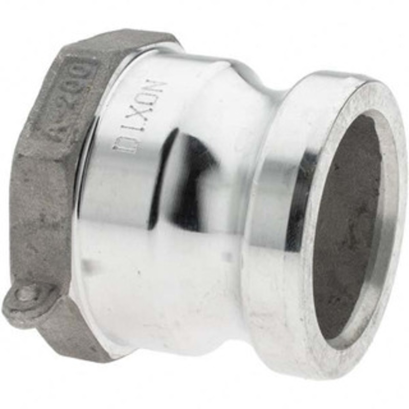 Value Collection 2 Cam & Groove Male Adapter Female NPT Thread Part A, Aluminum, for Suction & Discharge Hose BD-13762 – 53575114