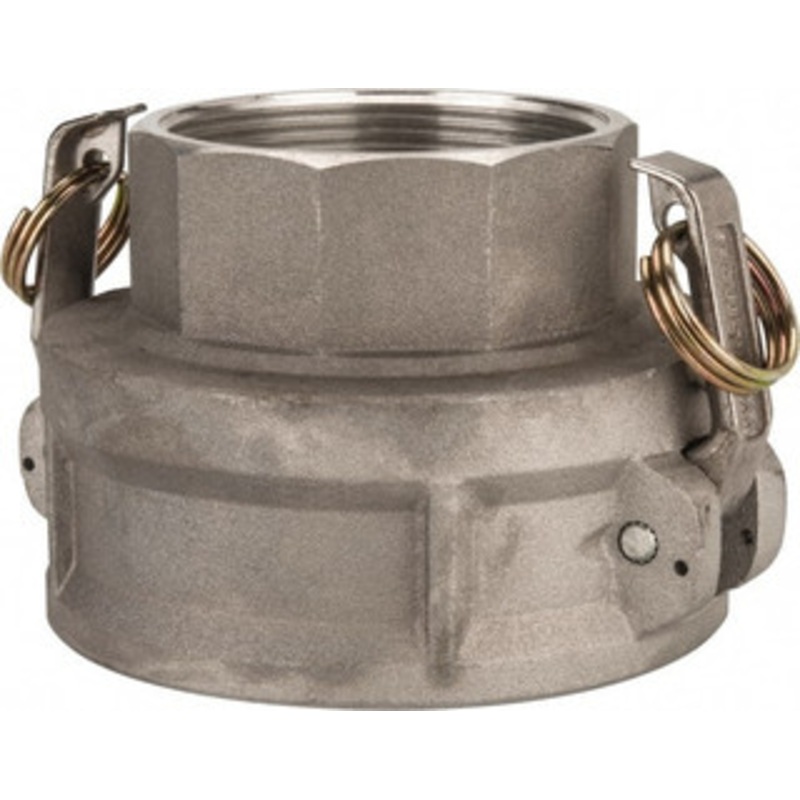 Value Collection 4 x 3 Cam & Groove Female Coupler Female NPT Thread Part D, Aluminum, 400 Max psi, for Suction & Discharge Hose WS-HF-CAM-008 – 44794311