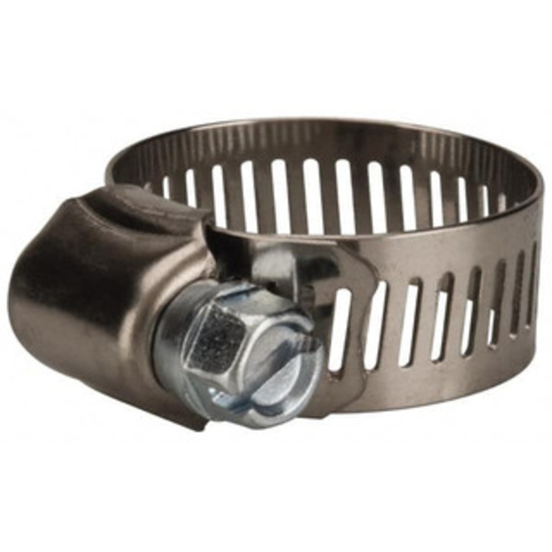 Value Collection SAE Size 12, 1/2 to 1-1/4 Diam, Stainless Steel/Carbon Steel Worm Drive Clamp 1/2 Wide, Material Grade 201 MS01B1332 – 40779761