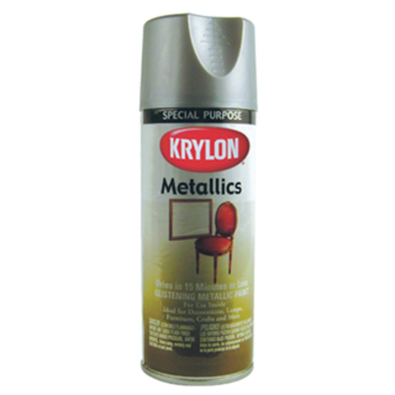 Krylon Interior/Exterior Industrial Maintenance Paint, Dull Aluminum 12 Oz. – 1403