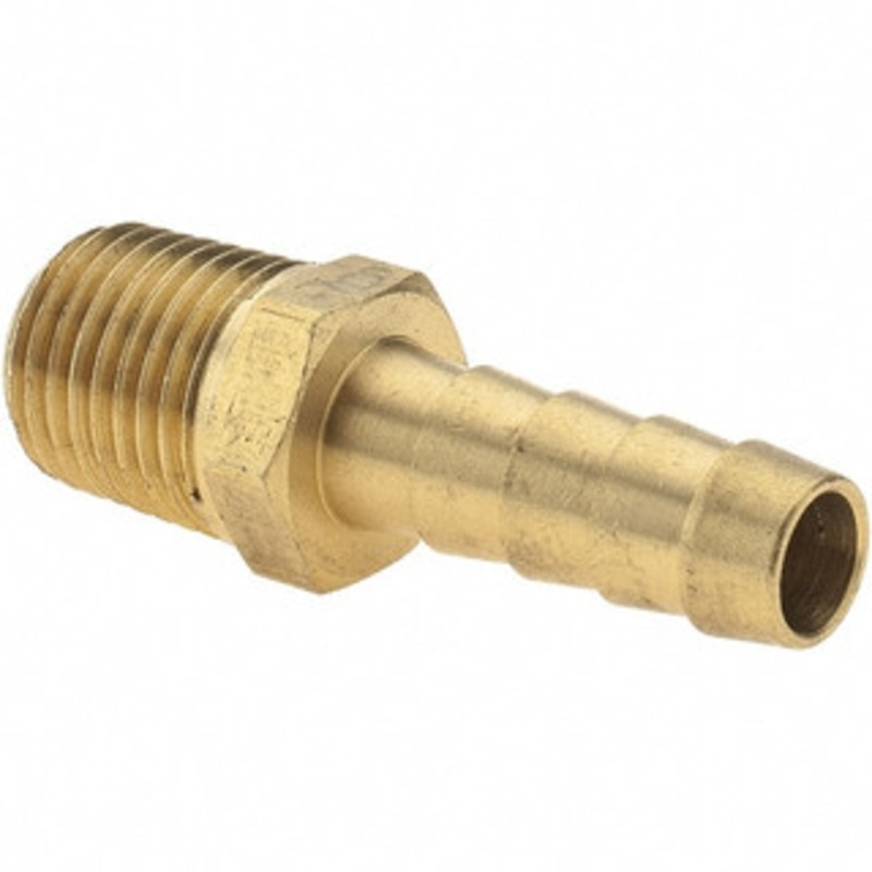 Value Collection 1/4 NPT Thread Hose Barb x Male NPT Connector 5/16 ID Hose, Brass 2750005240JP – 38208211