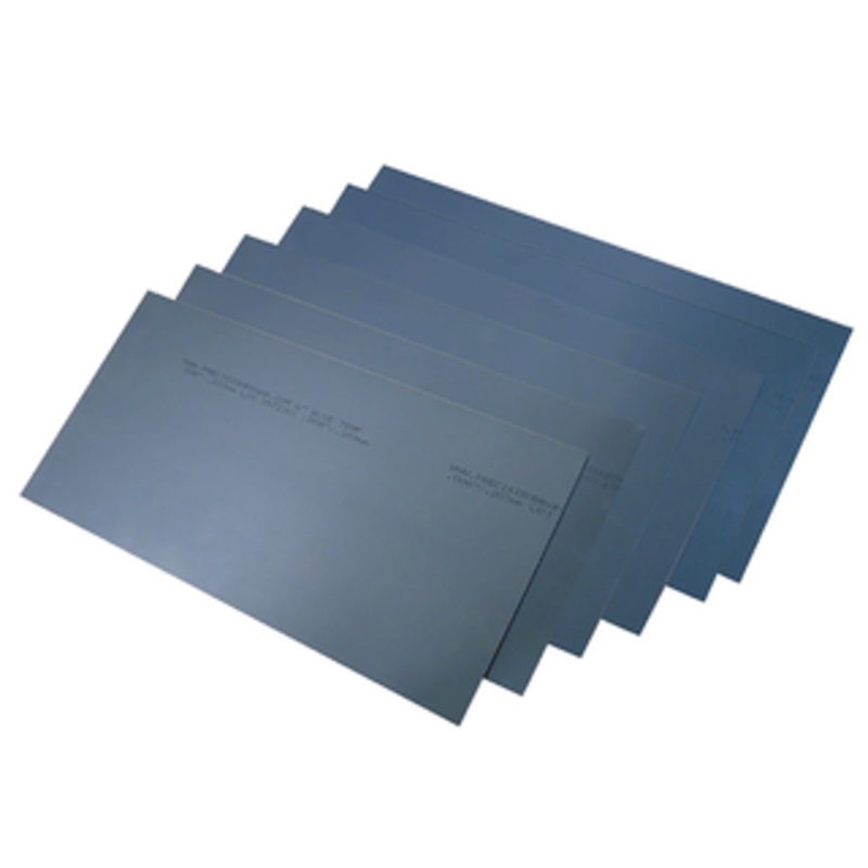 Precision Brand 6 Piece Blue Tempered Shim Stock Flat Sheet Set, 6 Width x 12 Length – 23CR6
