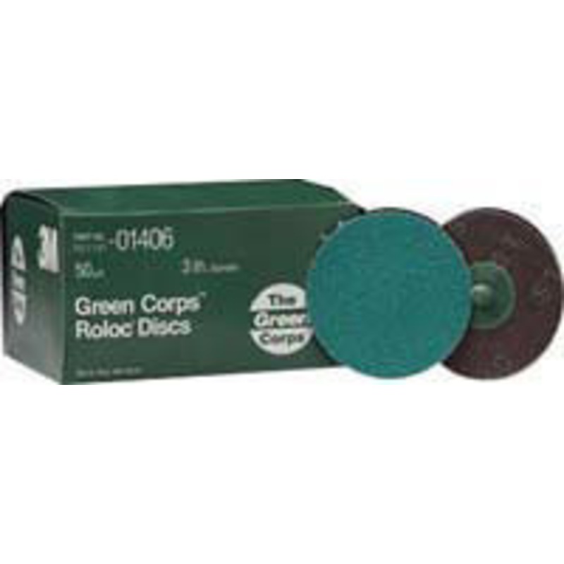 3M 24G 3 Green Corp Roloc Disc – MM01408