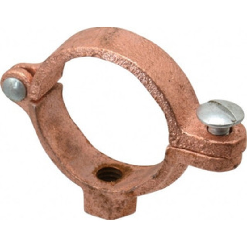 Value Collection 1-1/2 Pipe, 3/8 Rod, Copper Painted Split Clamp 180 Lb Capacity, Malleable Iron 0560018947 – 36987667
