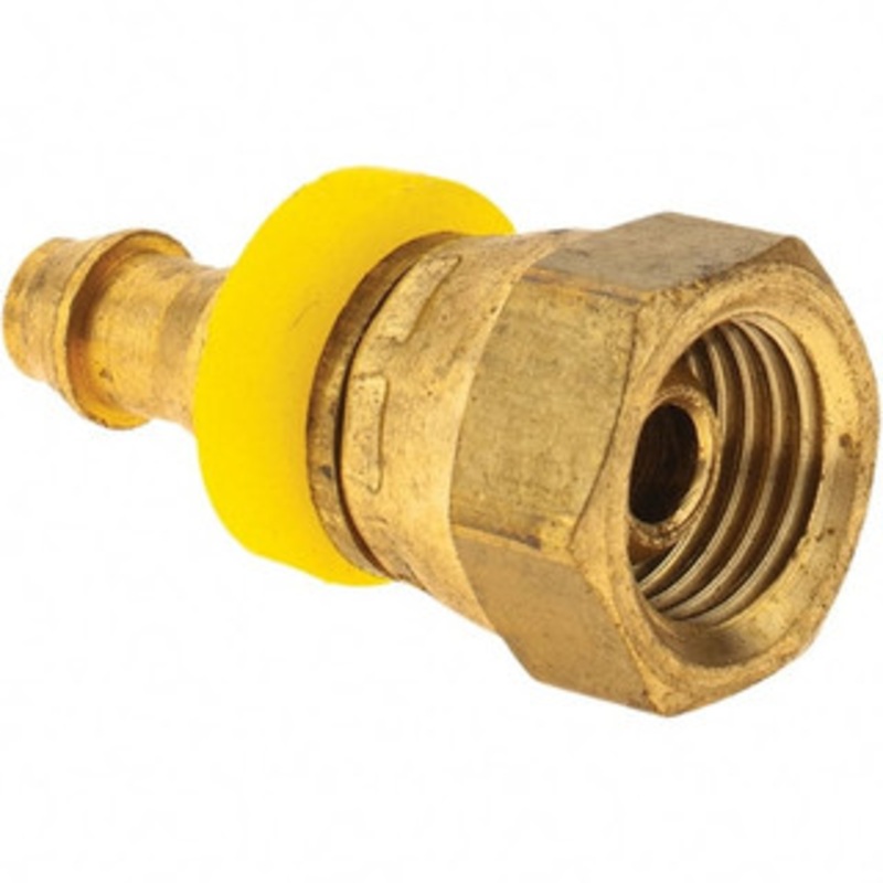 Value Collection 1/4 ID 1/4 NPSM Barbed Push On Female Pipe Swivel Brass BD-11734-1 – 53580098