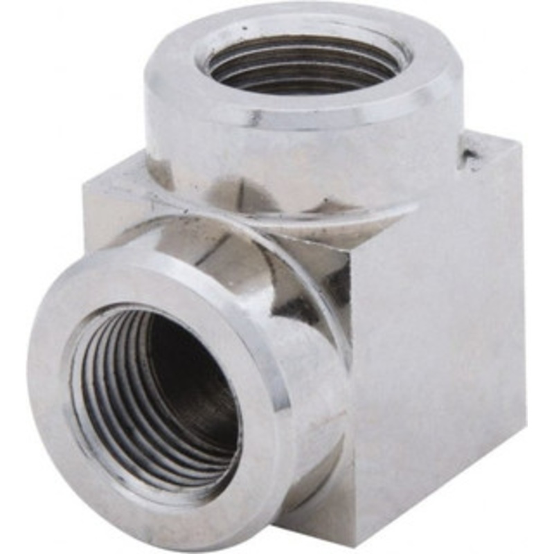 Value Collection 3/8 Female NPTF Nickel Plated Steel Hydraulic Hose Female Elbow 10,000 psi, 6 GPM PS-MH-HPC1-095 – 42338038