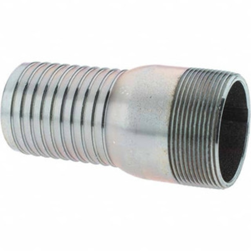 Value Collection Combination Nipples For Hoses, Type: Threaded Nipple, Inside Diameter (Inch): 2, Material: Zinc Plated Steel, Thread Type: NPT, Thread Size: 2 BD-13715 – 53575403