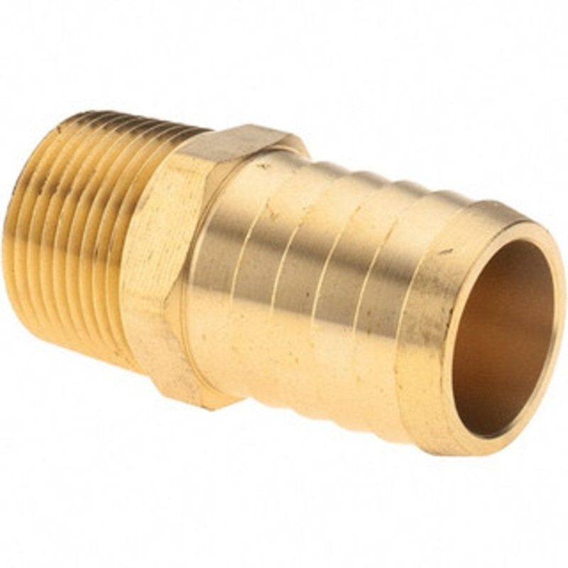 Value Collection 3/4 NPT Thread Hose Barb x Male NPT Connector 1 ID Hose, Brass 2750005840JP – 38208260