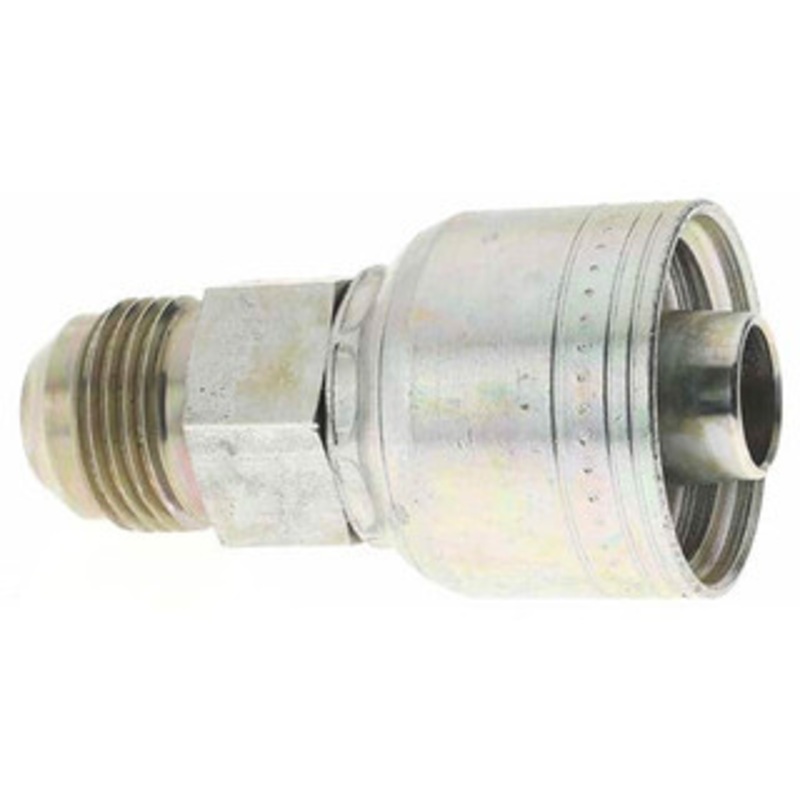 Value Collection 7/8-14 JIC Steel Hydraulic Hose Adapter -10 Hose Size, 5/8 Hose Diam, Series TTC BD-14738 – 53573309