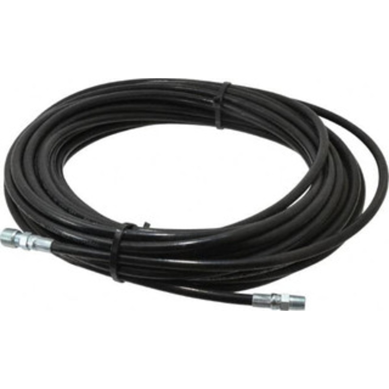Value Collection 1/8 ID x 0.3333 OD, 4,800 Working psi, Black Thermoplastic Polyurethane Sewer Hose 50 ft. Long, -40 to 160F Z09-00200 – 59814376
