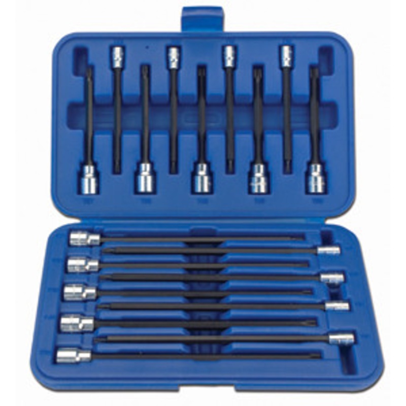 VIM Tools 18 Piece Torx Specialty Set Extra Long S2 Steel Bits – VMV458L
