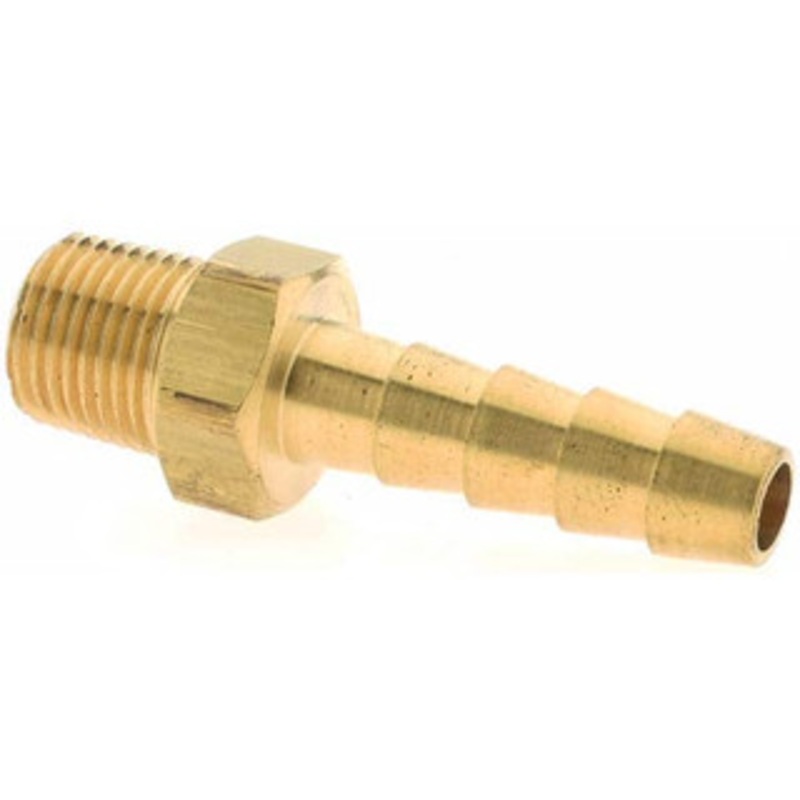 Value Collection 1/8 MNPTF Thread Barb x MNPTF Adapter 1/4 ID Hose, Brass BD-DV-00198 – 81099483