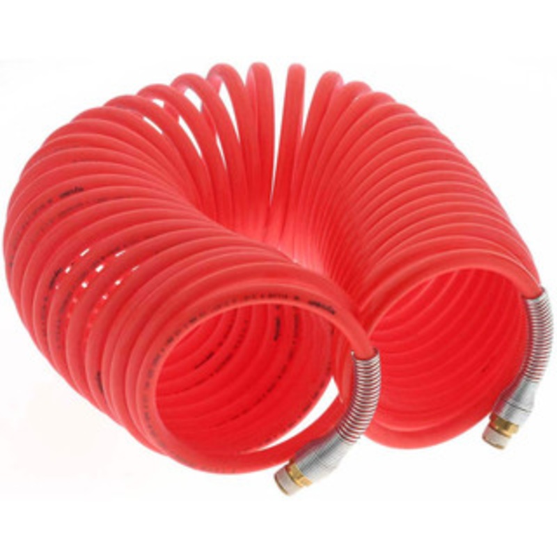 Value Collection Coiled & Self-Storing Hose, Inside Diameter (Inch): 3/8, Material: Nylon, Length (Feet): 50, Maximum Working Pressure (psi): 180 BD-2706-1 – 66430125