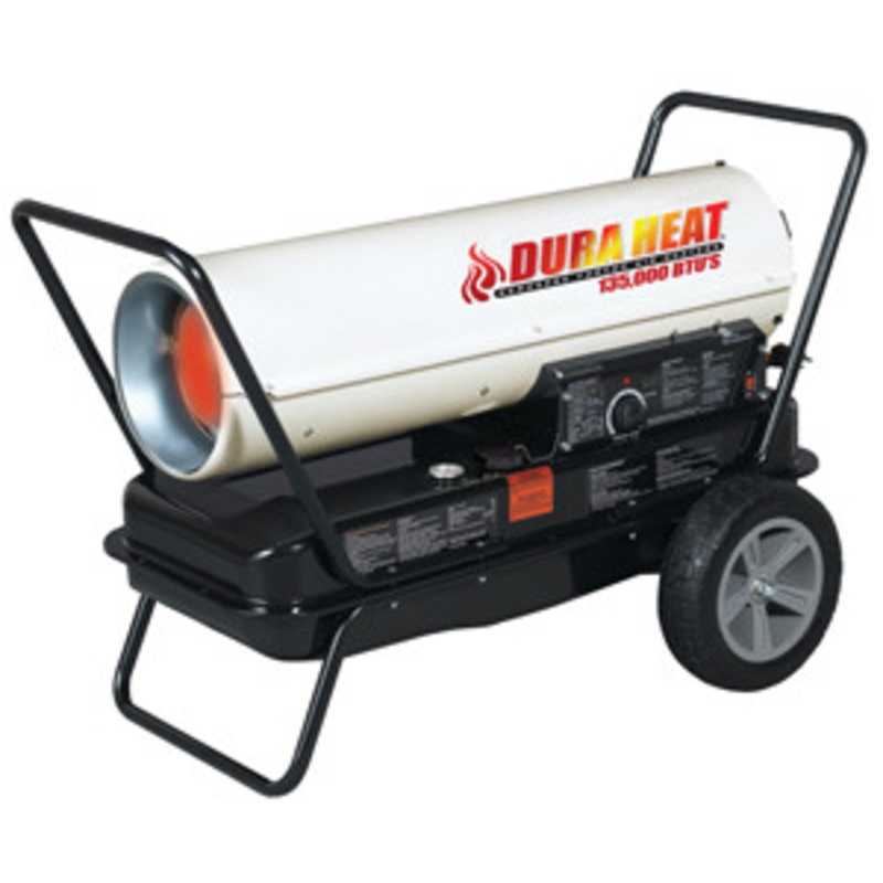 World Marketing of America Dura Heat 135K BTU Fueled Torpedo Heater – DURDFA135C