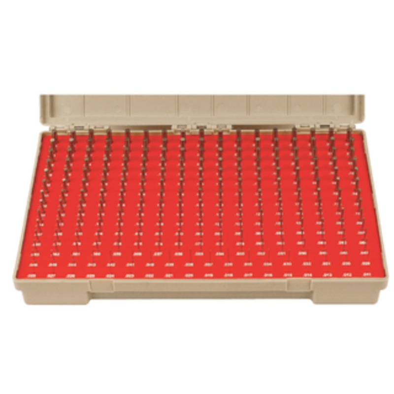 Vermont Gage 240 Piece ZZ Class Minus Pin Gage Set, .0110 – .2500 Range