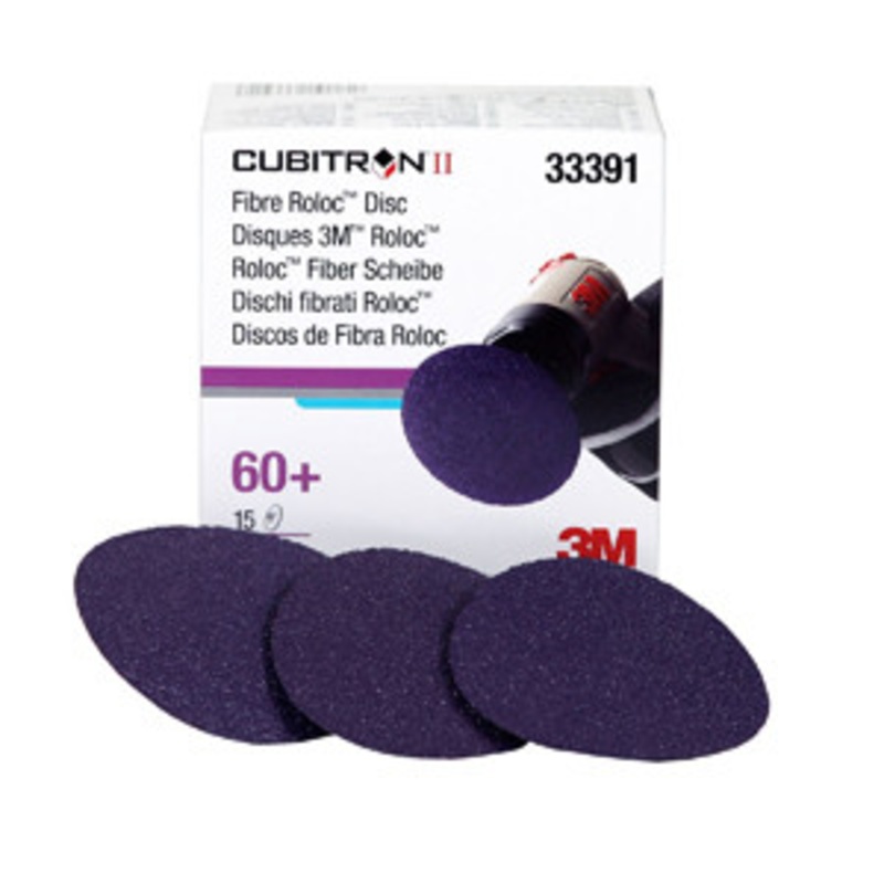 3M 3 Cubitron 60G II Fibre Roloc Disc Box of 15 – MM33391
