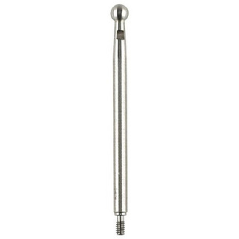 Accurate Replacement Tip #Z6100 for Teclock Dial Test Indicators, 1-1/2 Tip Length, 0.125 Tip Diameter, Steel