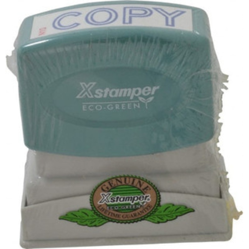Value Collection Copy, Blue Pre-Inked Stamp 1/2 Inch Wide x 1-5/8 Inch Long MSC-1006 – 36968980