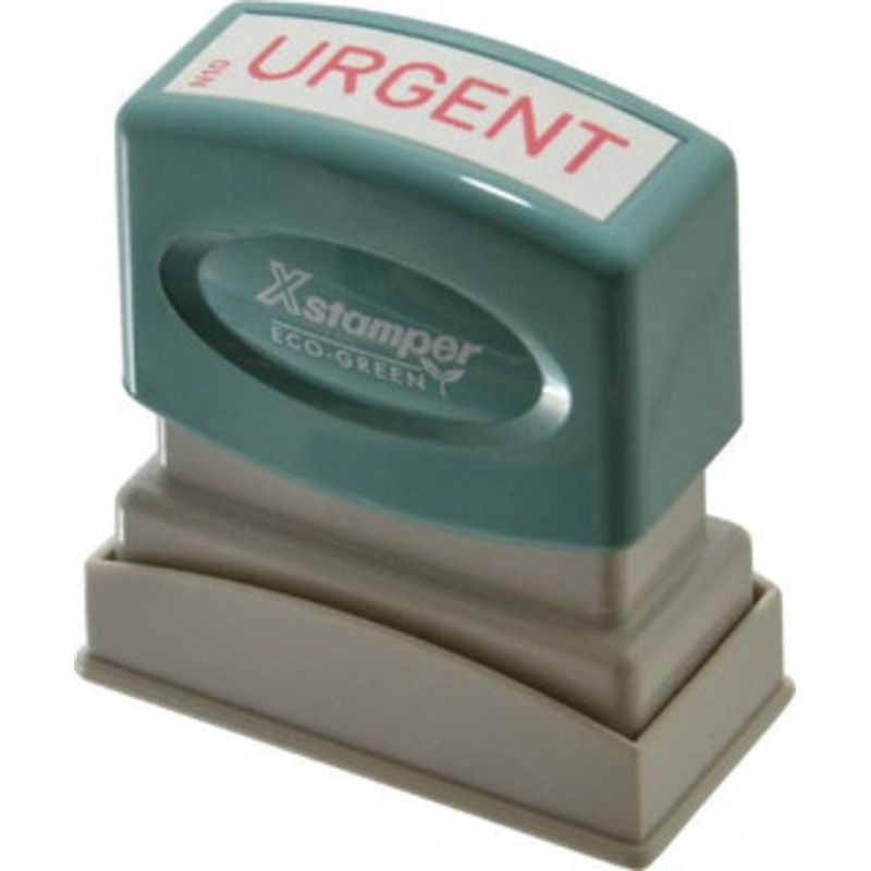 Value Collection Urgent, Red Pre-Inked Stamp 1/2 Inch Wide x 1-5/8 Inch Long MSC-1103 – 36969558