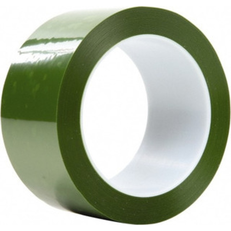 3M 72 Yd x 2 Green Polyester Film Tape 2.4 mil, Silicone Adhesive, 46 Lb/In Tensile Strength, Series 8403 7000001173 – 68053396