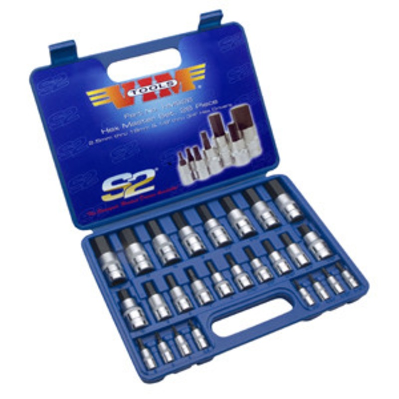 VIM Tools 26 Piece Master Hex Bit Set – VMHMS26