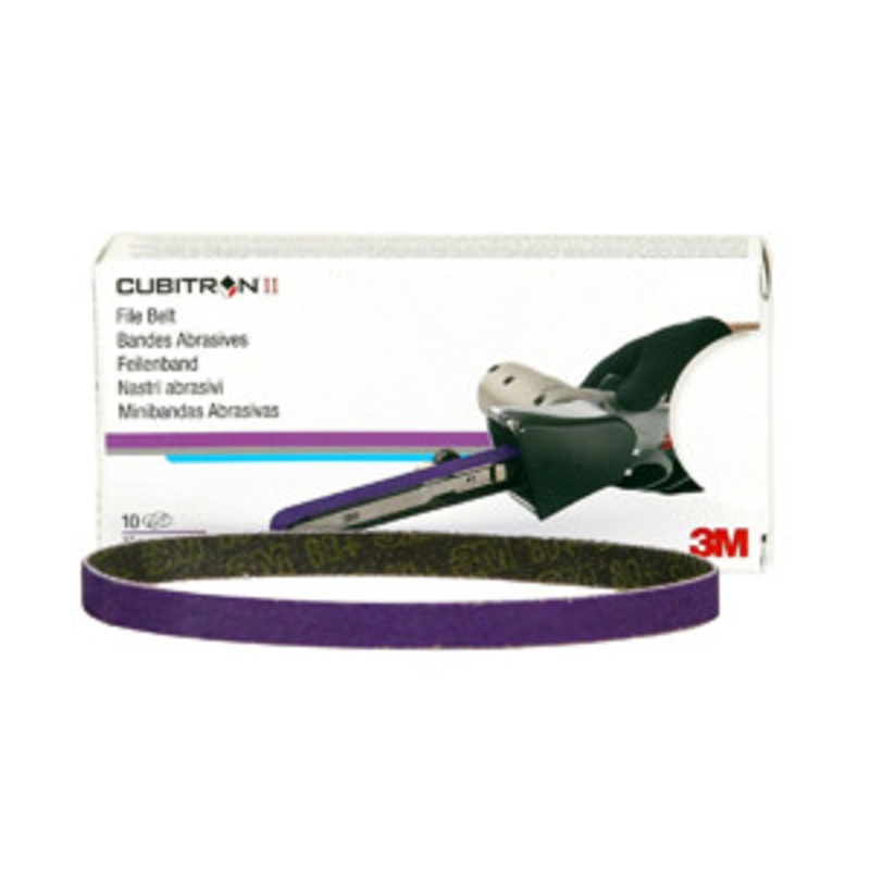 3M 1/2 x 18 Cubitron II 36G Air Sander File Belt 10Pk – MM33443