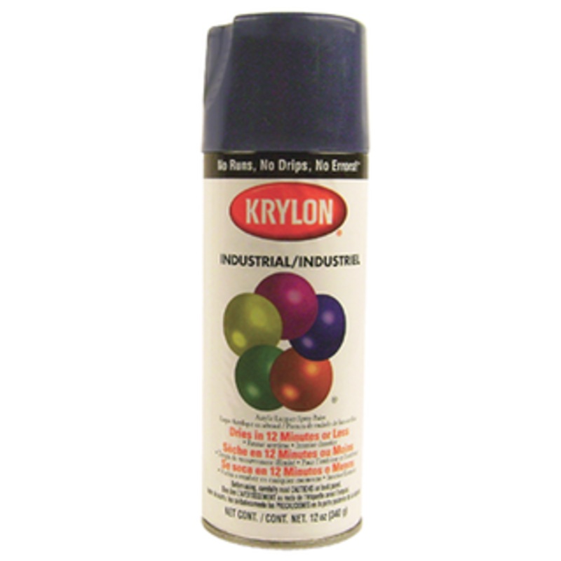 Krylon Interior/Exterior Industrial Maintenance Paint,  Regal Blue 12 Oz. – 1901
